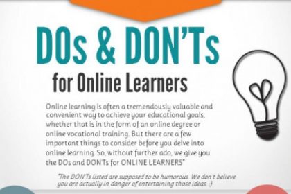 [Infographic] Dos and Don’ts for Online Learners