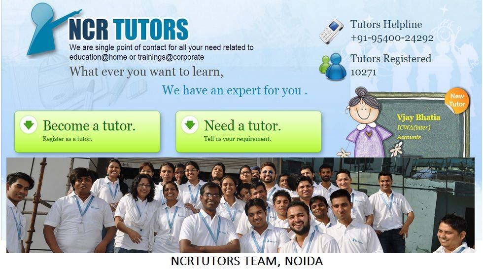 World Class Tutoring Made Accessible and Affordable by Ncrtutors