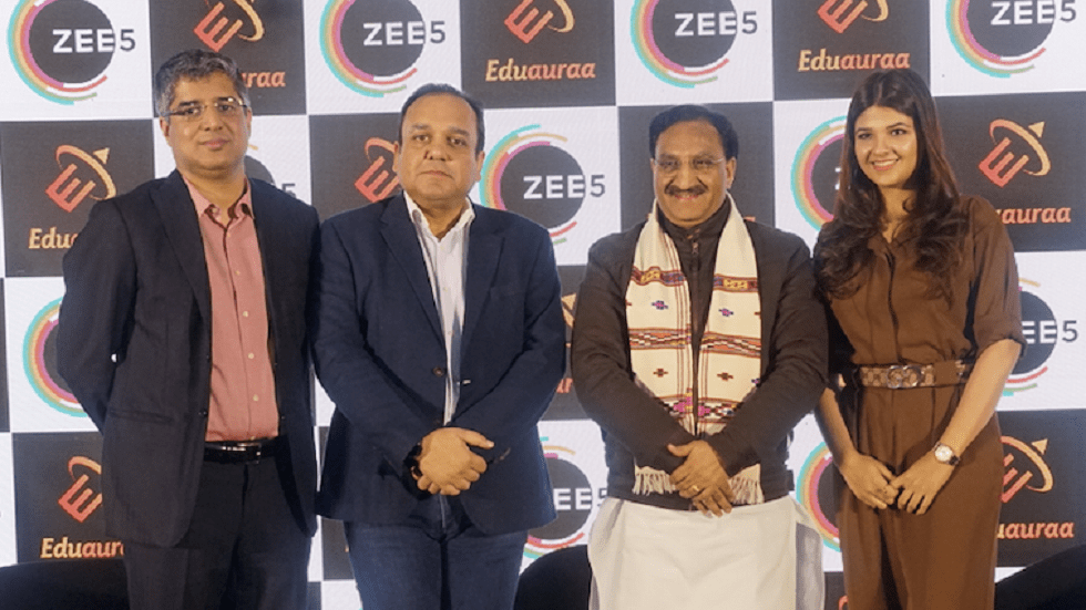 Online Video Streaming Platform Zee5 Partners with Eduauraa to Offer Educational Content