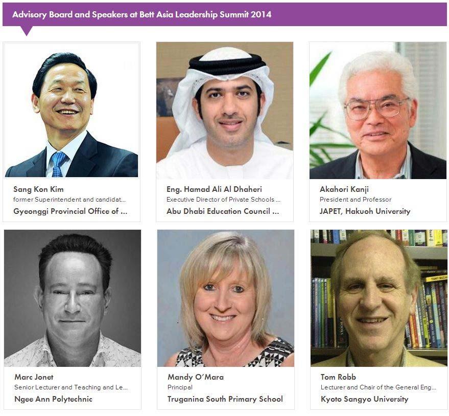 bett asia leadership summit advisory board