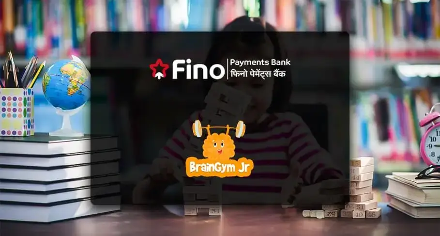 Fino Payments Bank Collaboartes with Braingymjr to Make Banking & Learning Fun for Kids - Fino-payments-bank-collaboartes-with-braingymjr