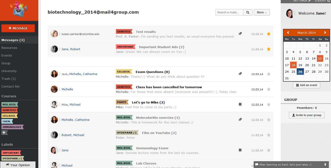 mail4group review screenshot 2