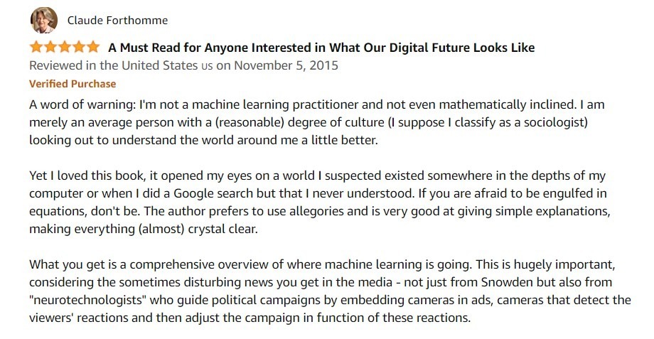 a Must Read for Anyone Interested in What Our Digital Future Looks Like - the Master Algorithm