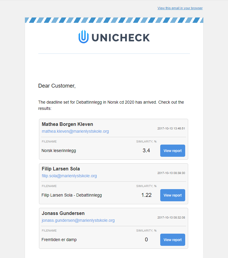 Unicheck