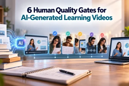 6 Human Quality Gates for AI-Generated Learning Videos