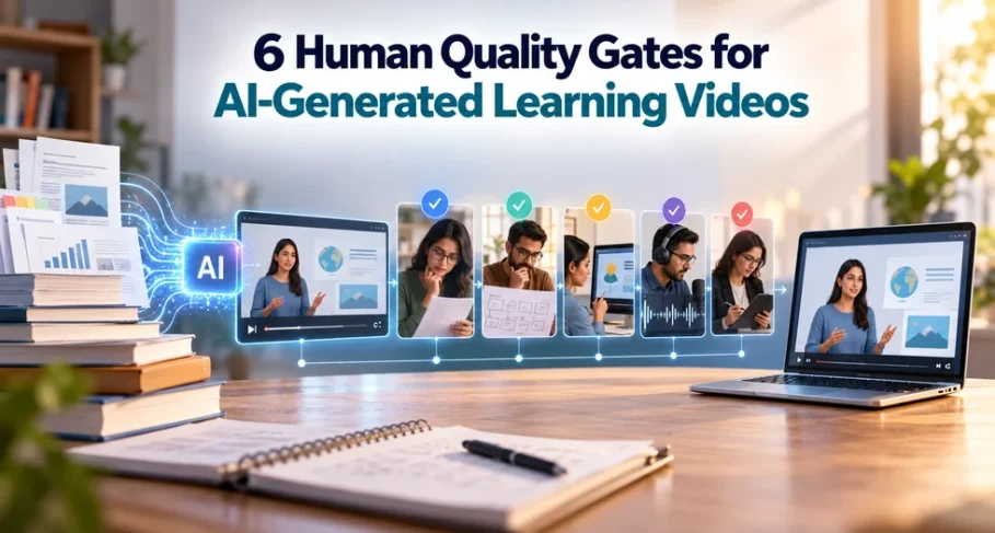 6 Human Quality Gates for Ai-generated Learning Videos 6 Human Quality Gates for AI-Generated Learning Videos