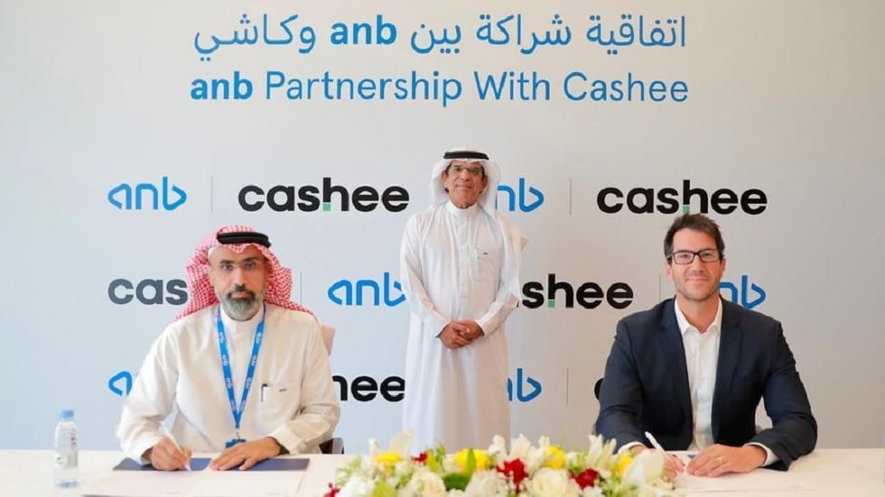 saudi anb acquires stake in cashee