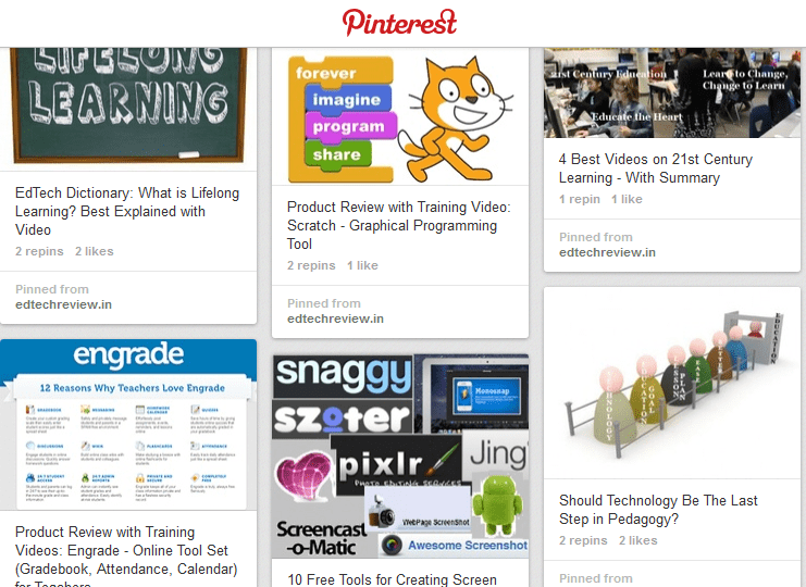 20 Pinterest Boards For Education Technology Enthusiasts