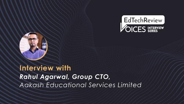 decoding the success story of aakash educational services ltd : in conversation with rahul agarwal, group cto, aesl
