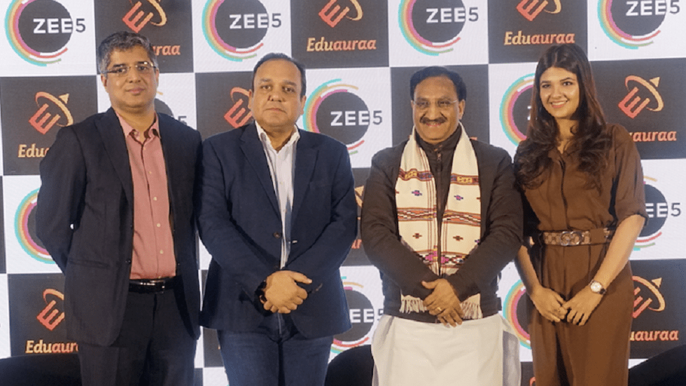 Online Video Streaming Platform ZEE5 Partners with Eduauraa to Offer Educational Content