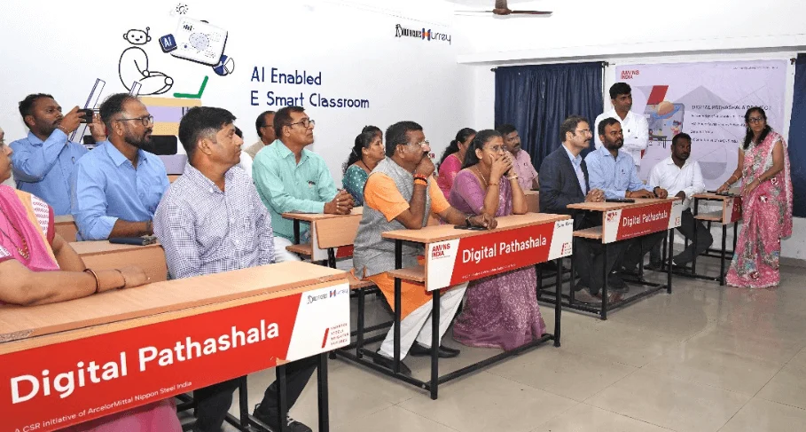 AMNS India Unveils AI-Enabled Digital Classroom to Enhance Rural Education
