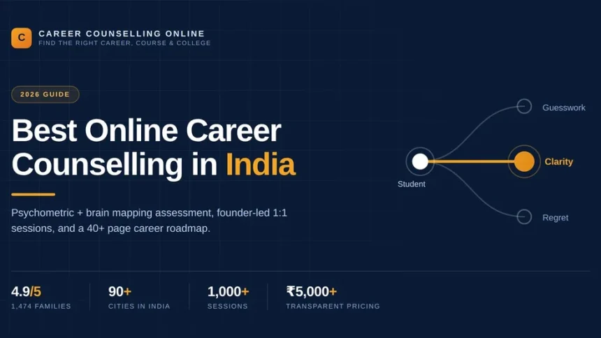 Best online career counselling in India  CCO counselling session with student and parents