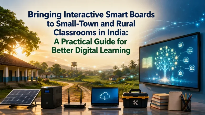 Bringing Interactive Smart Boards to Small-Town and Rural Classrooms in India