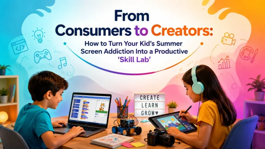 From Consumers to Creators How to Turn Your Kids Summer Screen Addiction Into a Productive Skill Lab