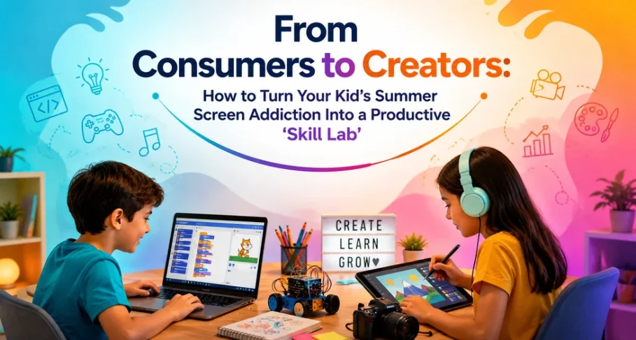 From Consumers to Creators How to Turn Your Kids Summer Screen Addiction Into a Productive Skill Lab