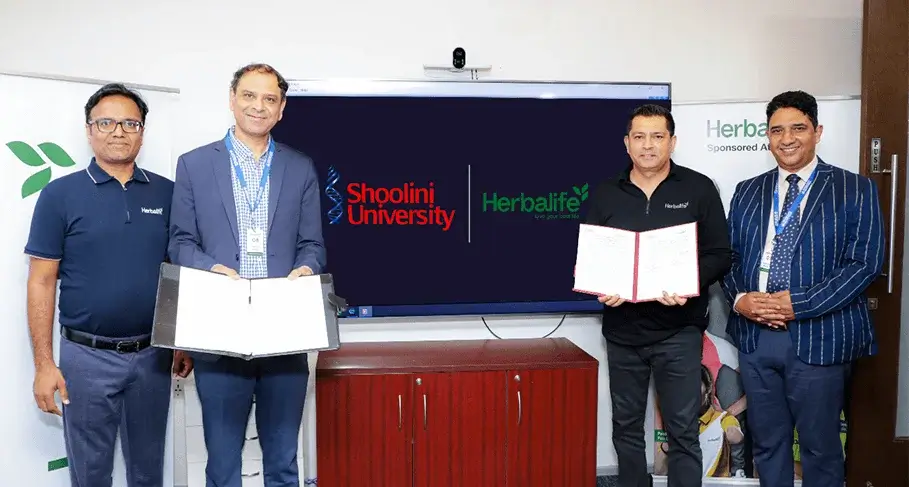 Herbalife India & Shoolini University Collaborate to Integrate Direct Selling Into Online Programmes