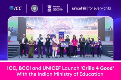 ICC, BCCI and UNICEF Launch' Criiio 4 Good' With the Indian Ministry of Education