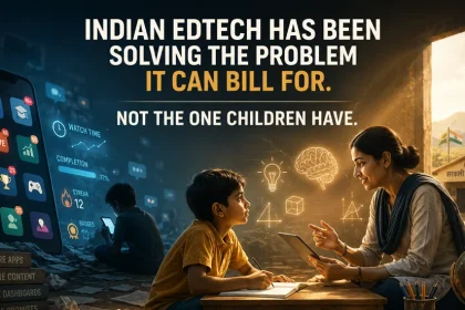Indian EdTech Has Been Solving the Problem It Can Bill For, Not the One Children Have