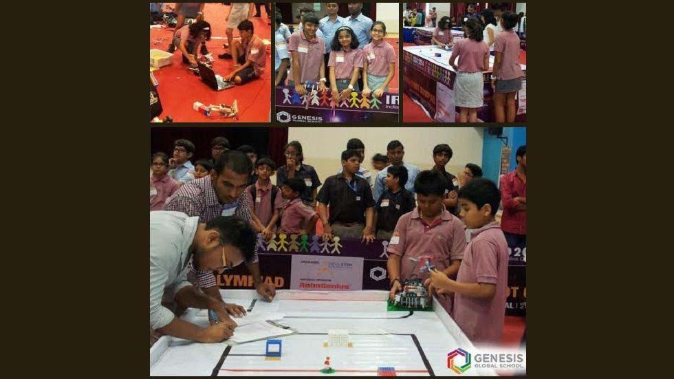 indian robot olympiad 2014 hosted by genesis global school