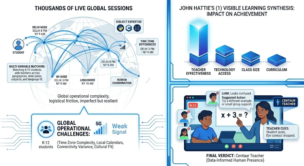 Infographic Live Global Sessions vs John Hattie's Synthesis