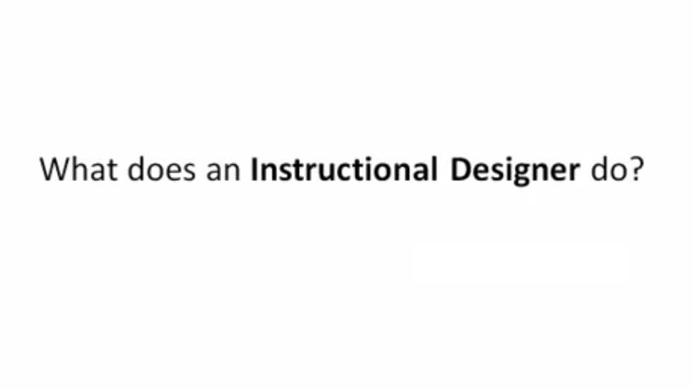 who is an instructional designer?