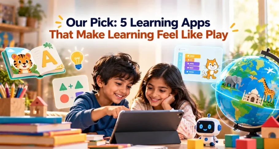 Our Pick 5 Learning Apps That Make Learning Feel Like Play