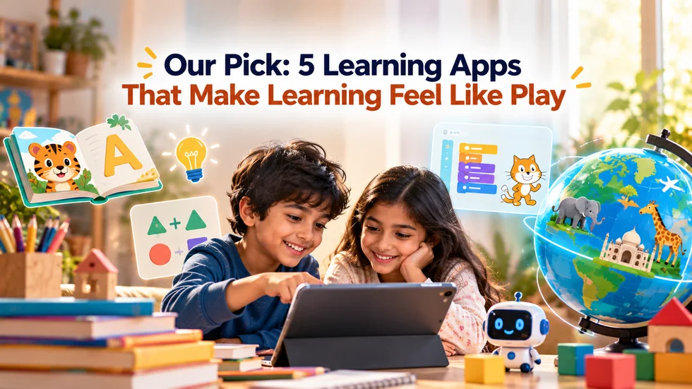 Our Pick: 5 Learning Apps That Make Learning Feel Like Play