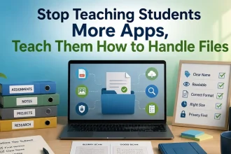 Stop Teaching Students More Apps Teach Them How to Handle Files