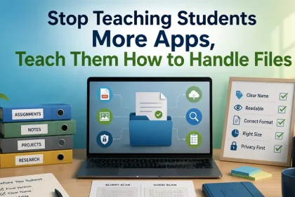 Stop Teaching Students More Apps, Teach Them How to Handle Files