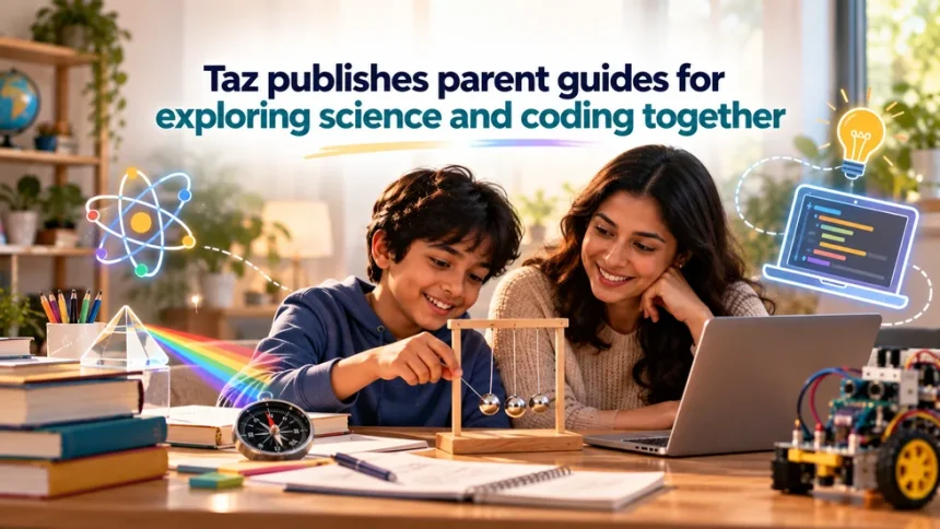 Taz publishes parent guides for exploring science and coding together