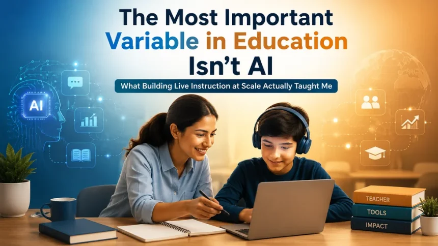 The Most Important Variable in Education Isnt AI