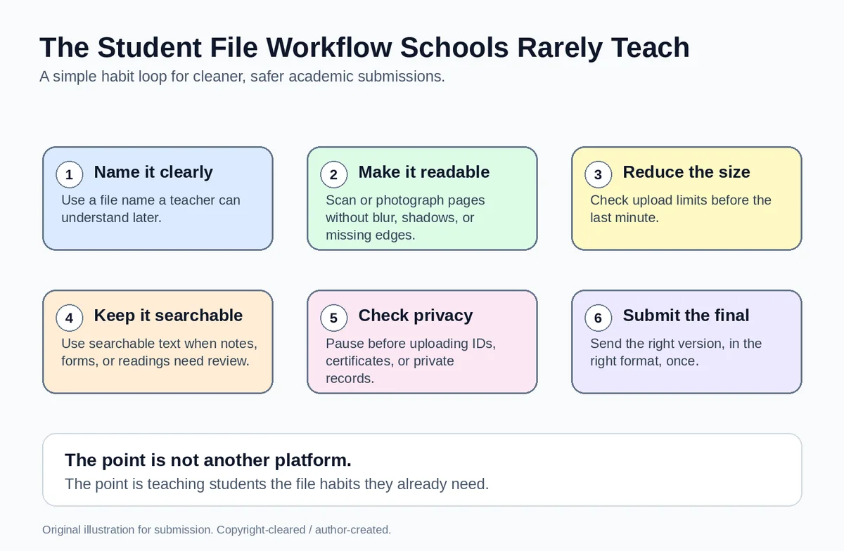 The Student File Workflow Schools Rarely Teach