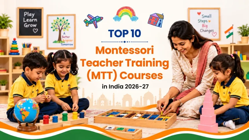 Top 10 Montessori Teacher Training MTT Courses in India 2026-27 Edition