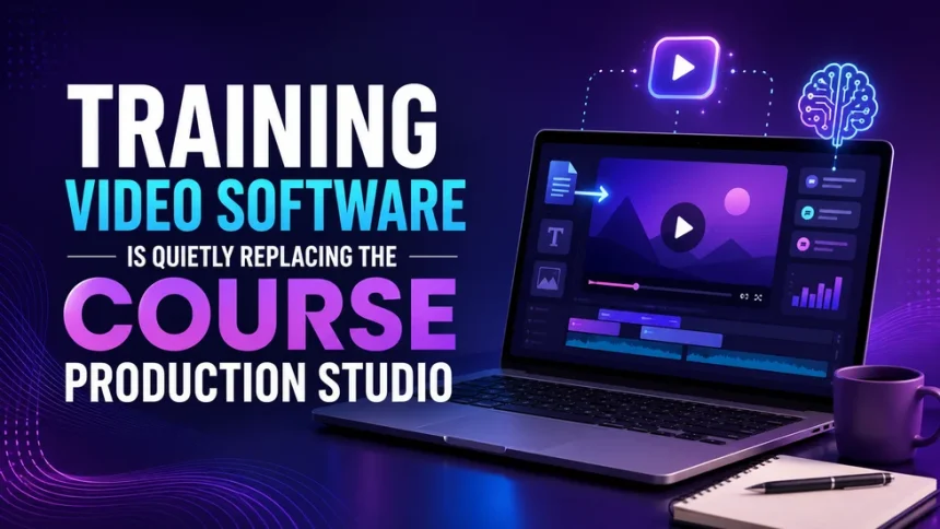 Training Video Software Is Quietly Replacing the Course Production Studio