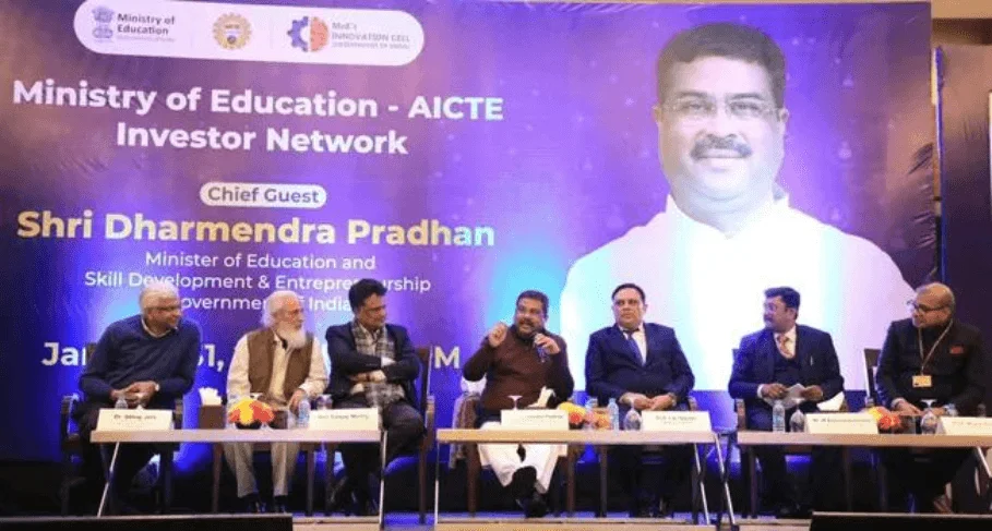 Union Education Minister Launches MoE-AICTE Investor Network to Promote Innovative Education