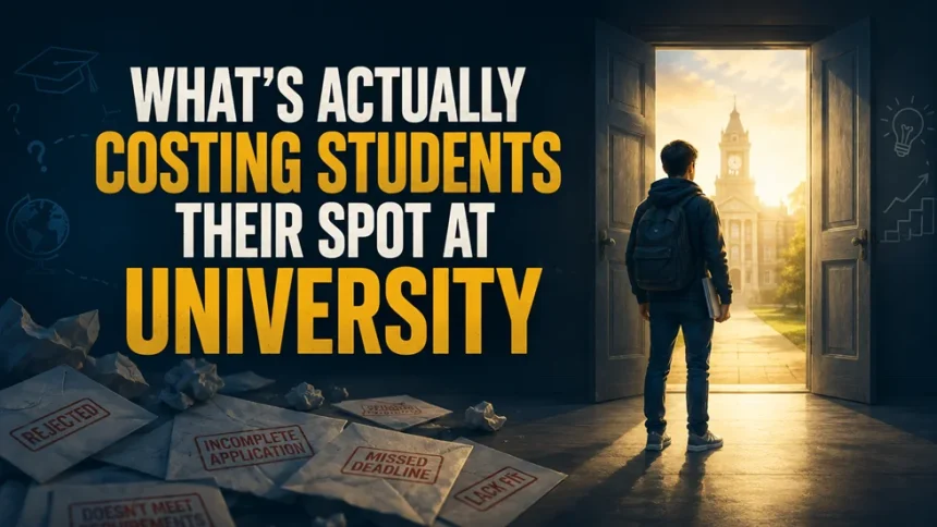 Whats Actually Costing Students Their Spot at University The Most Common Rejection Reasons in 2026
