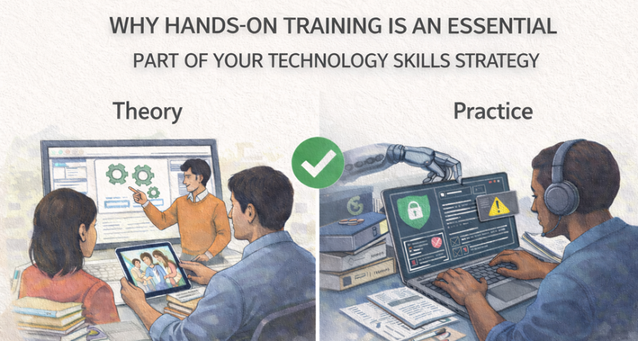 Why Hands-On Training Is An Essential Part Of Your Technology Skills Strategy