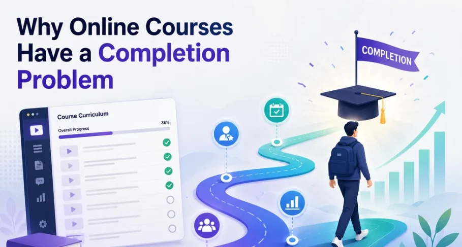 Why Most Online Courses Don’t Have a Content Problem, They Have a Completion Problem. Why Most Online Courses Dont Have a Content Problem They Have a Completion Problem