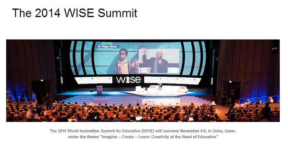 2014 world innovation summit for education (wise)