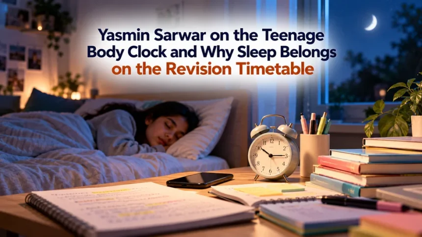 Yasmin Sarwar on the Teenage Body Clock and Why Sleep Belongs on the Revision Timetable